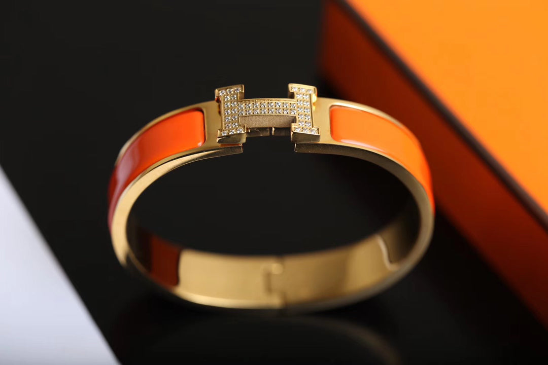 Mysitc H BRACELET GOLD DIAMOND