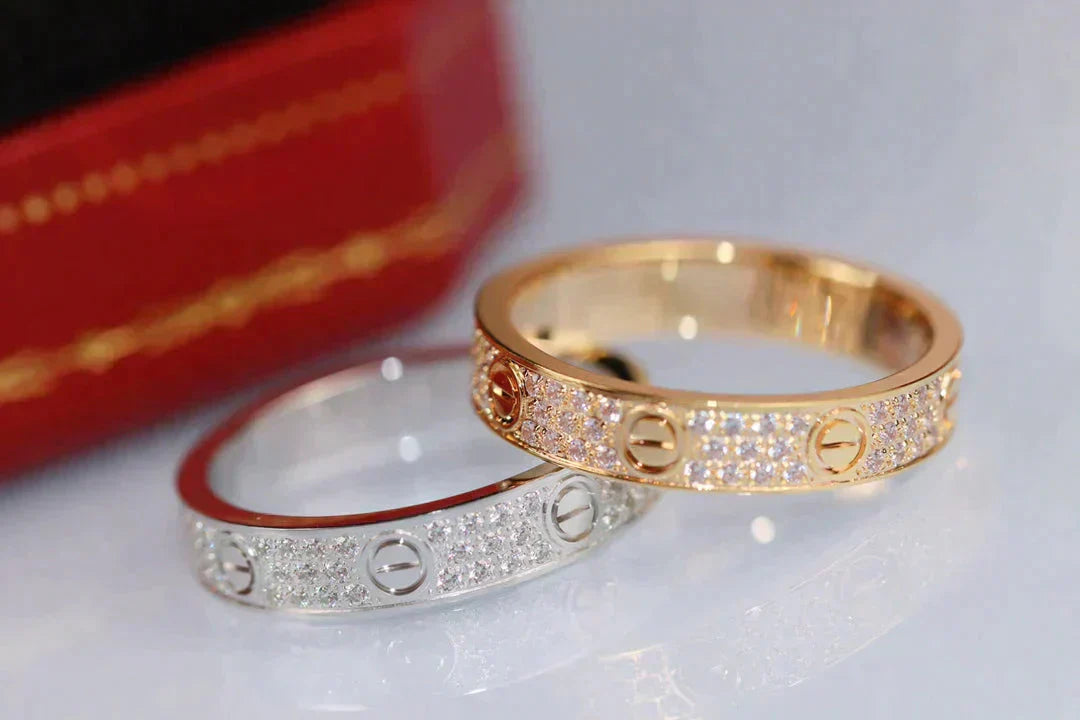 Mysitc LOVE RING 3.6MM DIAMOND PAVED