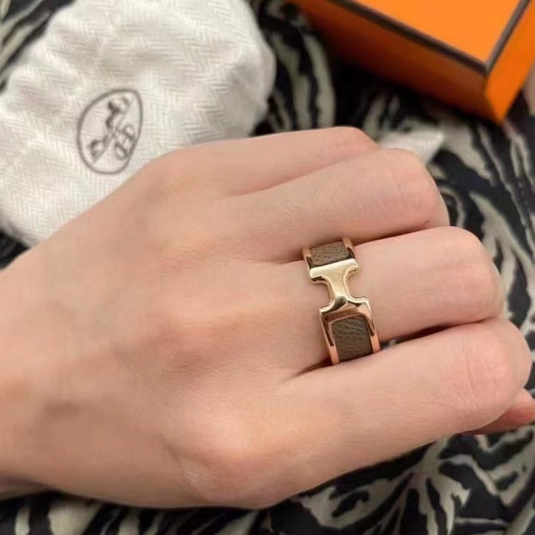 Mystic OLYMPE PINK GOLD RING