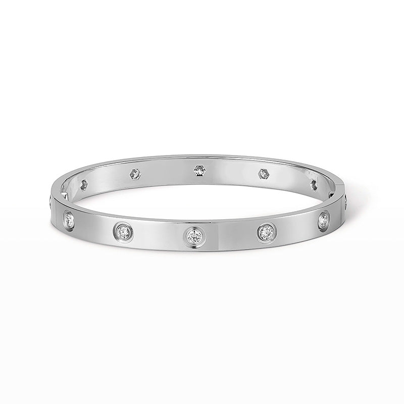 Mystic LOVE ARMBAND 6.1MM 10 DIAMANTEN