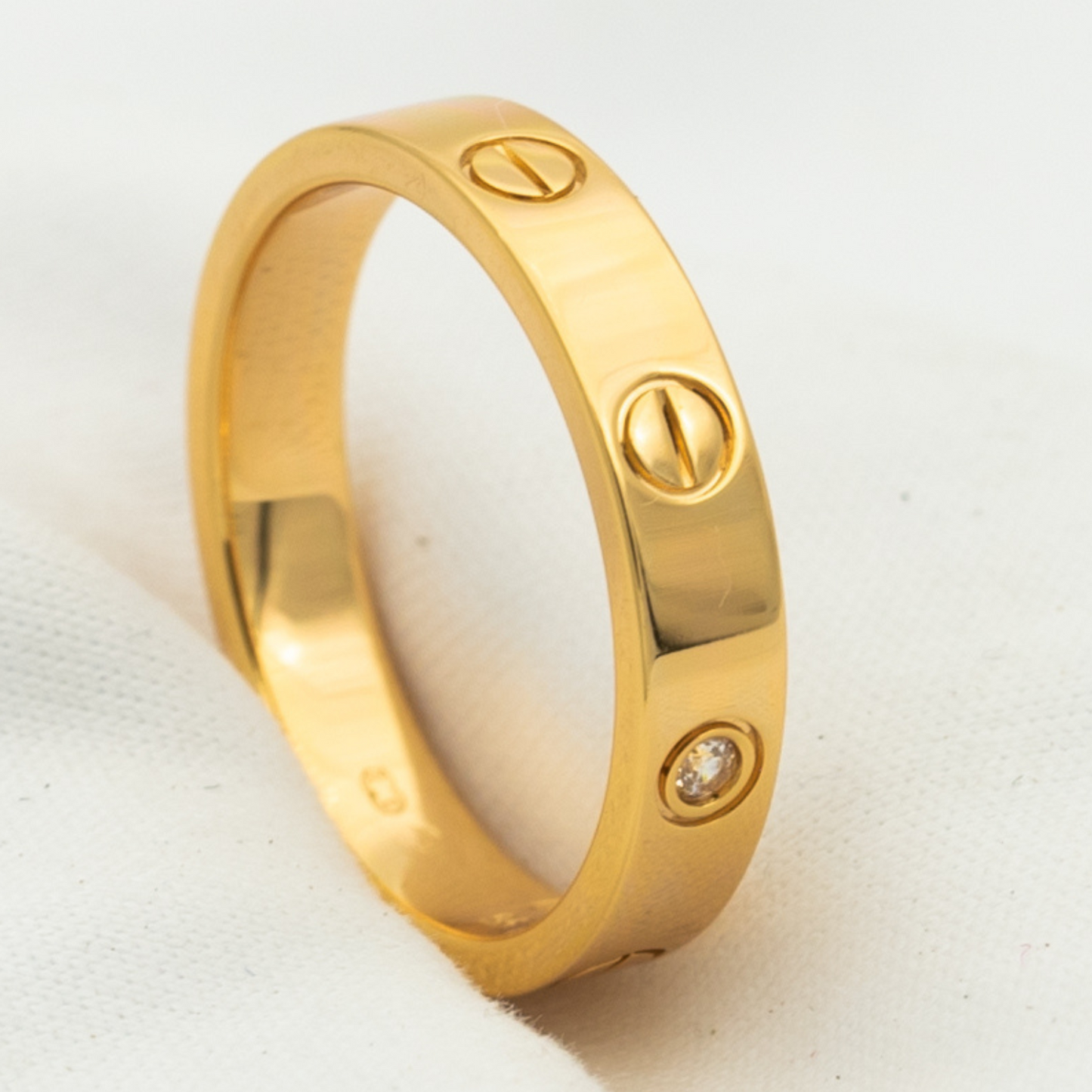 Mysitc LOVE RING 4MM 1 DIAMANT ROSÉGOLD