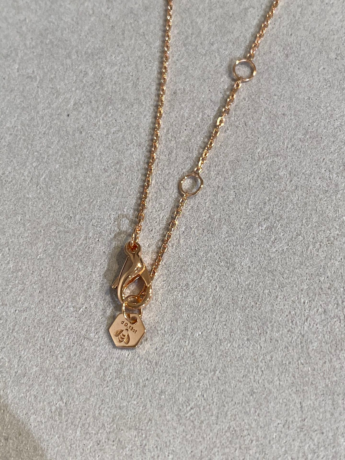 Mystic BEE LOVE DIAMOND NECKLACE