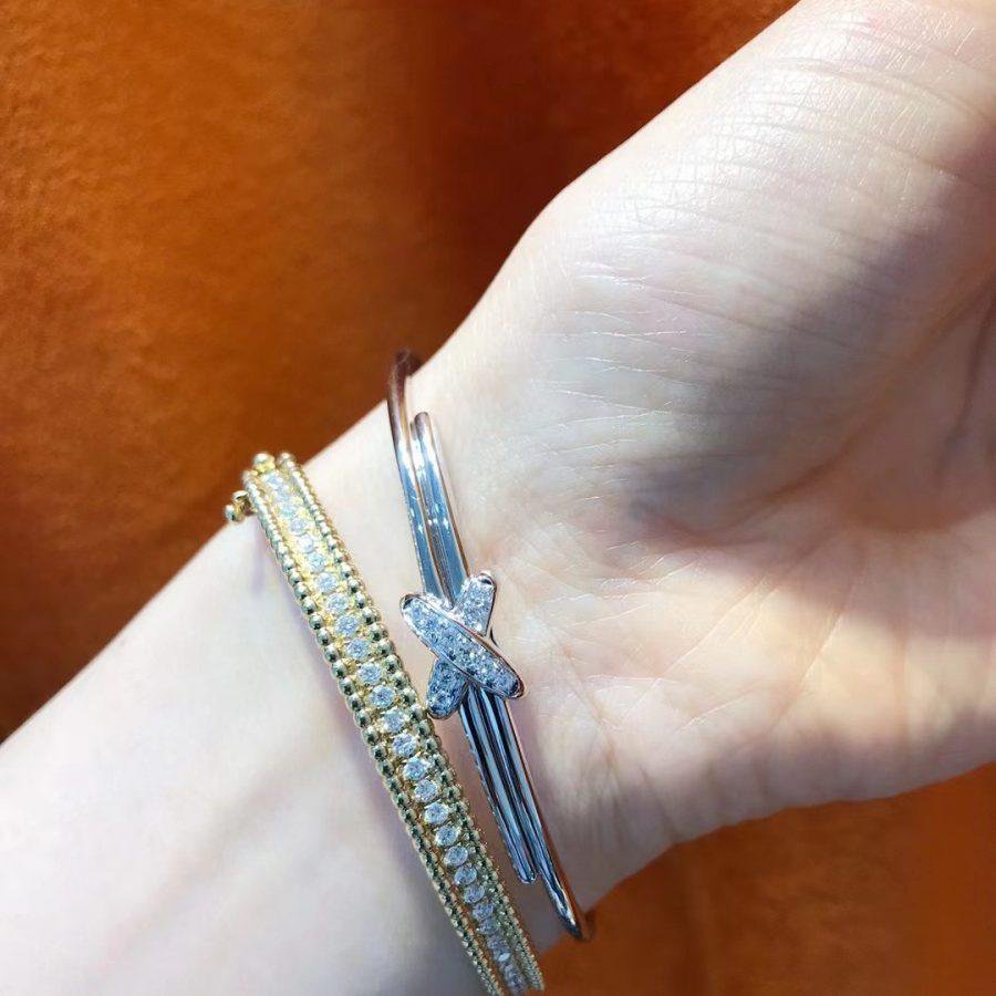 Mysitc ARMBAND SET SILBER DIAMANTEN