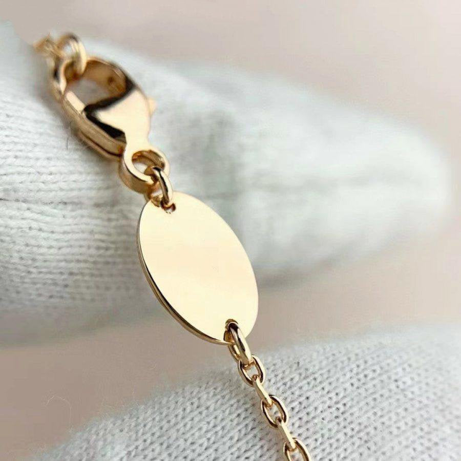 Mystic ARMBANDSET MALACHIT ROSÉGOLD DIAMANTEN