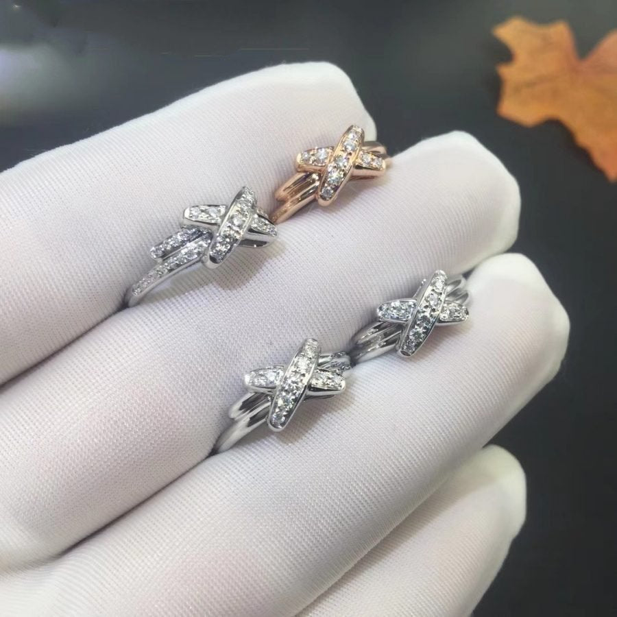 Mysitc SILBERNER DIAMANTRING