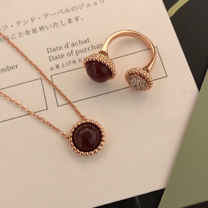 Mystic PERLEE COULEURS DIAMANT ROSÉGOLD ZWISCHEN DEN FINGER-RING