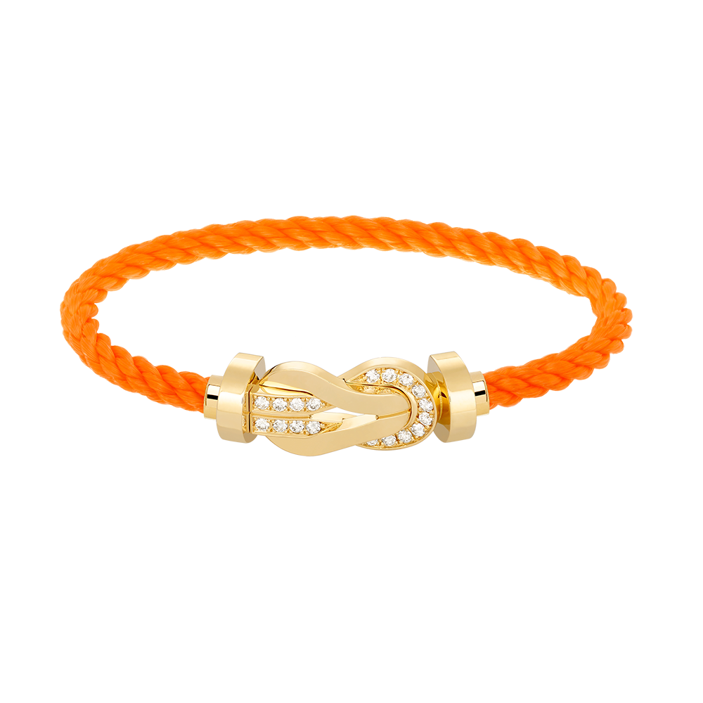 Mysitc CHANCE LARGE 8 FIGURE BUCKLE HALF DIAMOND BRACELET GOLD