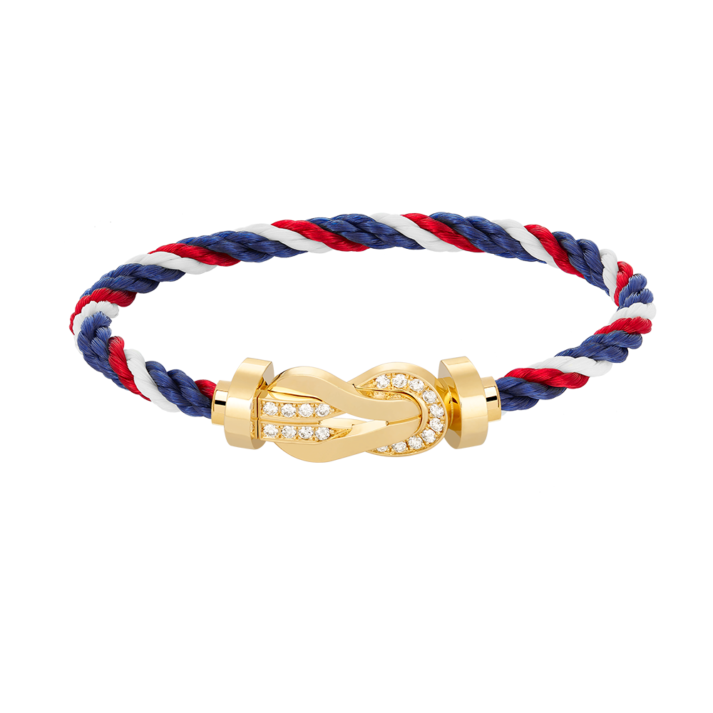 Mysitc CHANCE LARGE 8 FIGURE BUCKLE HALF DIAMOND BRACELET GOLD