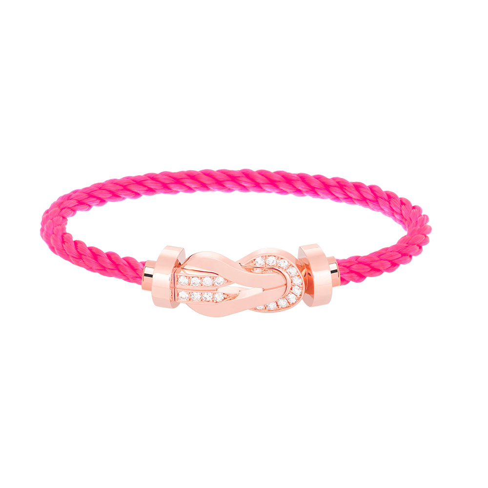 Mysitc CHANCE LARGE 8 FIGURE BUCKLE HALF DIAMOND BRACELET ROSE GOLD