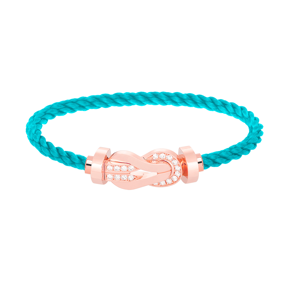 Mysitc CHANCE LARGE 8 FIGURE BUCKLE HALF DIAMOND BRACELET ROSE GOLD