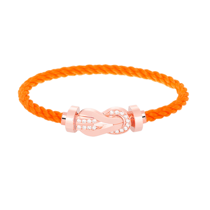Mysitc CHANCE LARGE 8 FIGURE BUCKLE HALF DIAMOND BRACELET ROSE GOLD