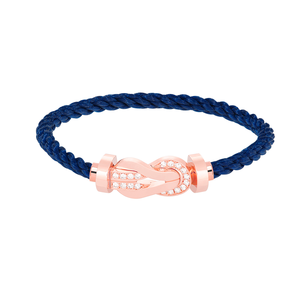 Mysitc CHANCE LARGE 8 FIGURE BUCKLE HALF DIAMOND BRACELET ROSE GOLD