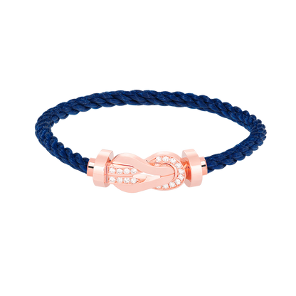 Mysitc CHANCE LARGE 8 FIGURE BUCKLE HALF DIAMOND BRACELET ROSE GOLD