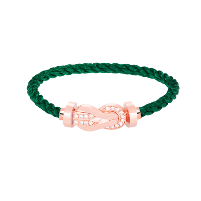 Mysitc CHANCE LARGE 8 FIGURE BUCKLE HALF DIAMOND BRACELET ROSE GOLD