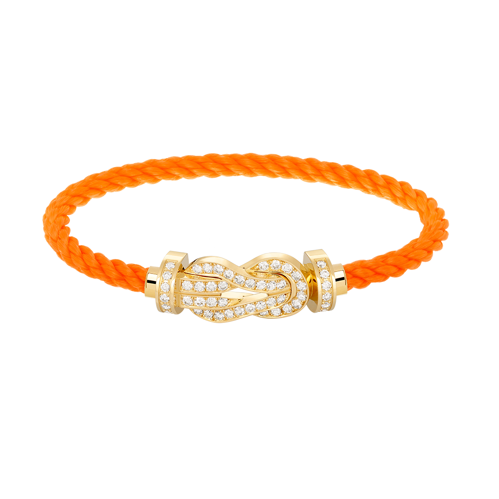 Mysitc CHANCE LARGE 8 FIGURE BUCKLE FULLDIAMOND BRACELET GOLD