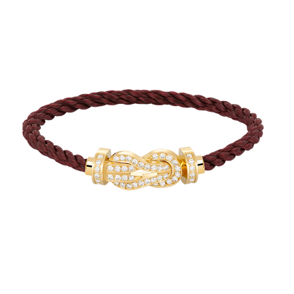 Mysitc CHANCE LARGE 8 FIGURE BUCKLE FULLDIAMOND BRACELET GOLD