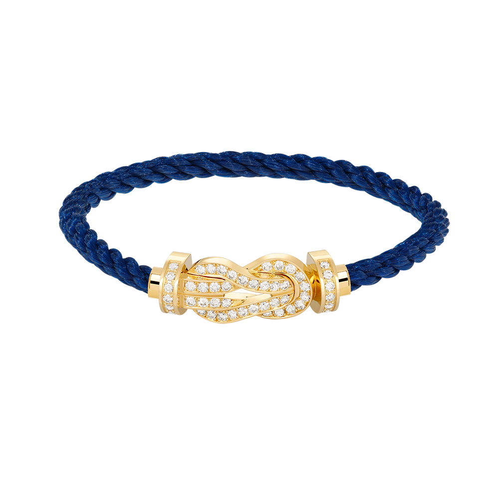 Mysitc CHANCE LARGE 8 FIGURE BUCKLE FULLDIAMOND BRACELET GOLD