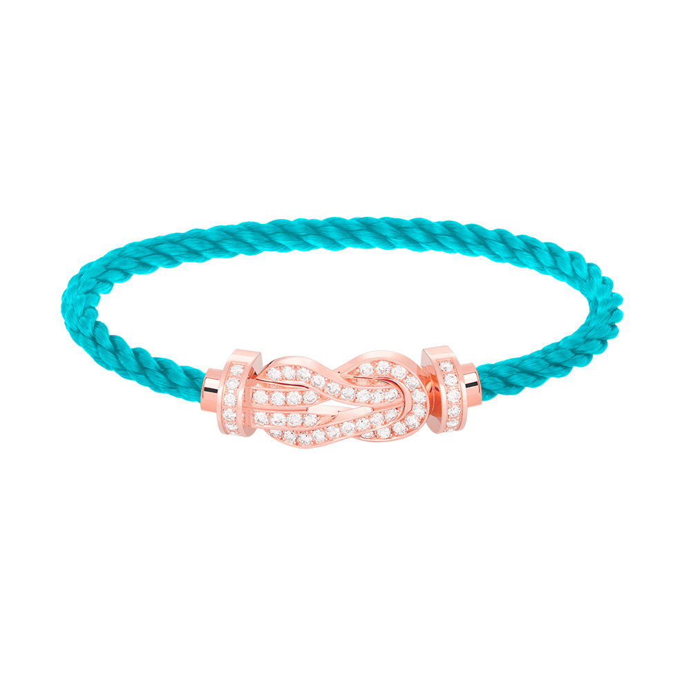 Mysitc CHANCE LARGE 8 FIGURE BUCKLE FULL DIAMOND BRACELET ROSE GOLD