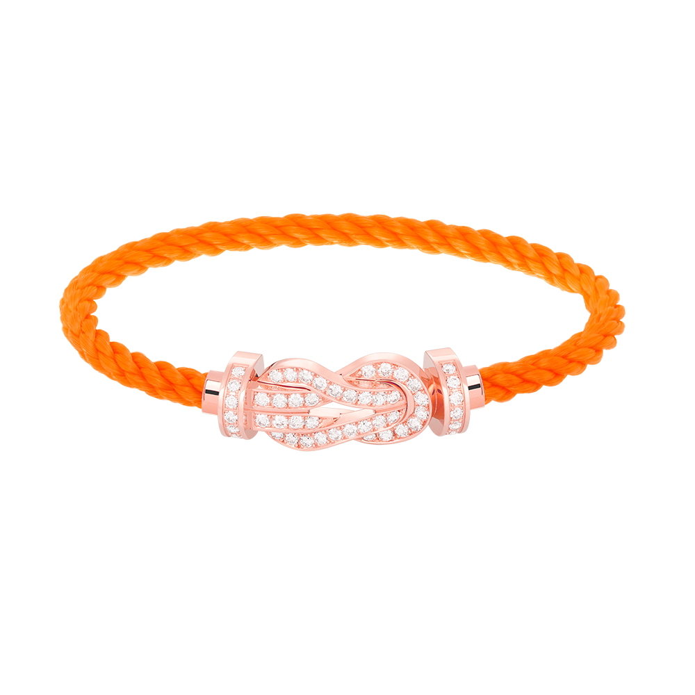 Mysitc CHANCE LARGE 8 FIGURE BUCKLE FULL DIAMOND BRACELET ROSE GOLD
