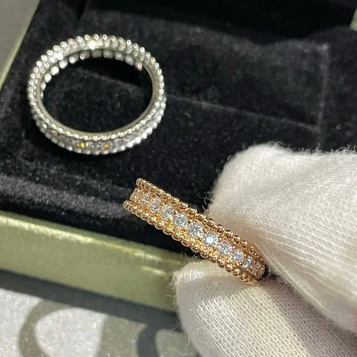 Mysitc PERLEE DIAMOND ROSÉGOLD RING