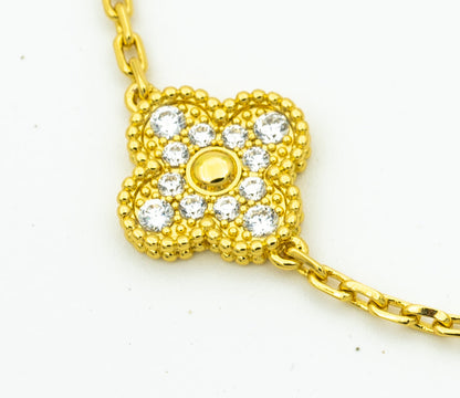 [Mysitc ]New  CLOVER 5 MOTIF LASER BRACELET COLLECTION