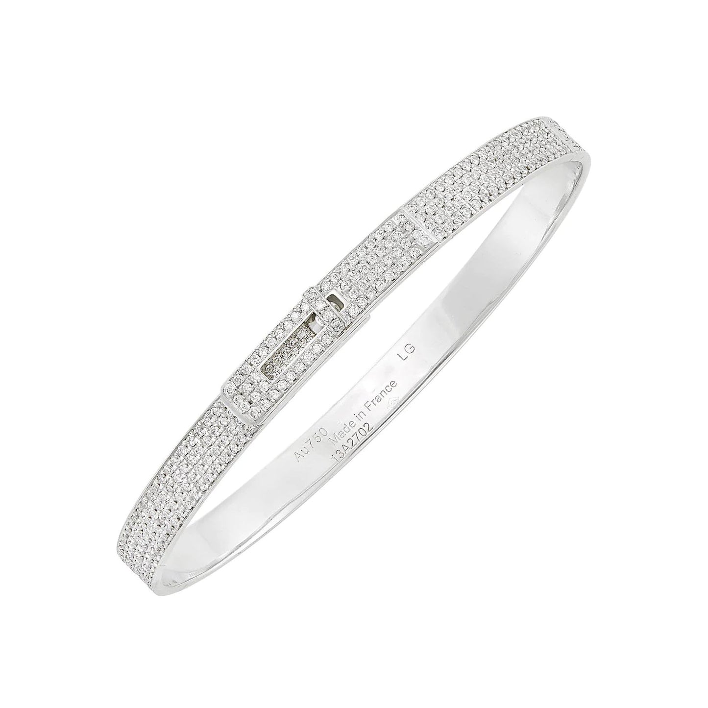 Mysitc HM KELLY BRACELET IN SILVER AND FULL PAVE DIAMOND
