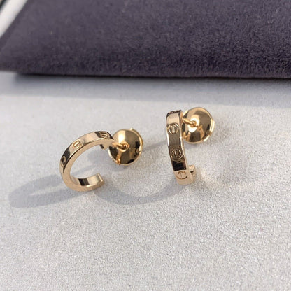 Mysitc LOVE EARRINGS 2.65MM PINK GOLD