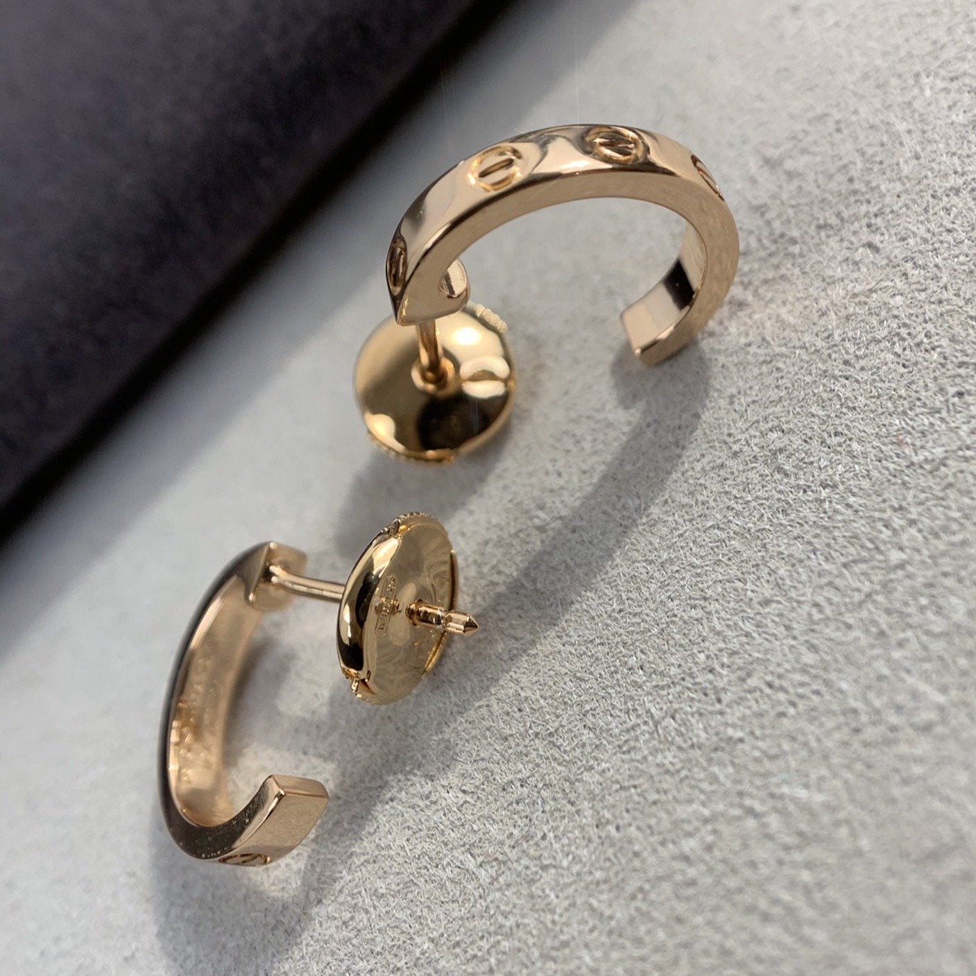 Mysitc LOVE EARRINGS 2.65MM PINK GOLD