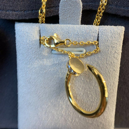 Mysitc JUSTE NECKLACE GOLD DIAMONDS