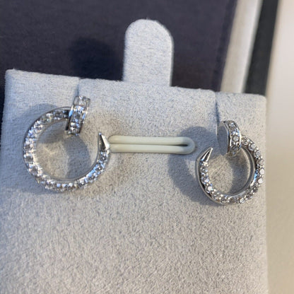 Mysitc JUSTE EARRINGS SILVER DIAMONDS