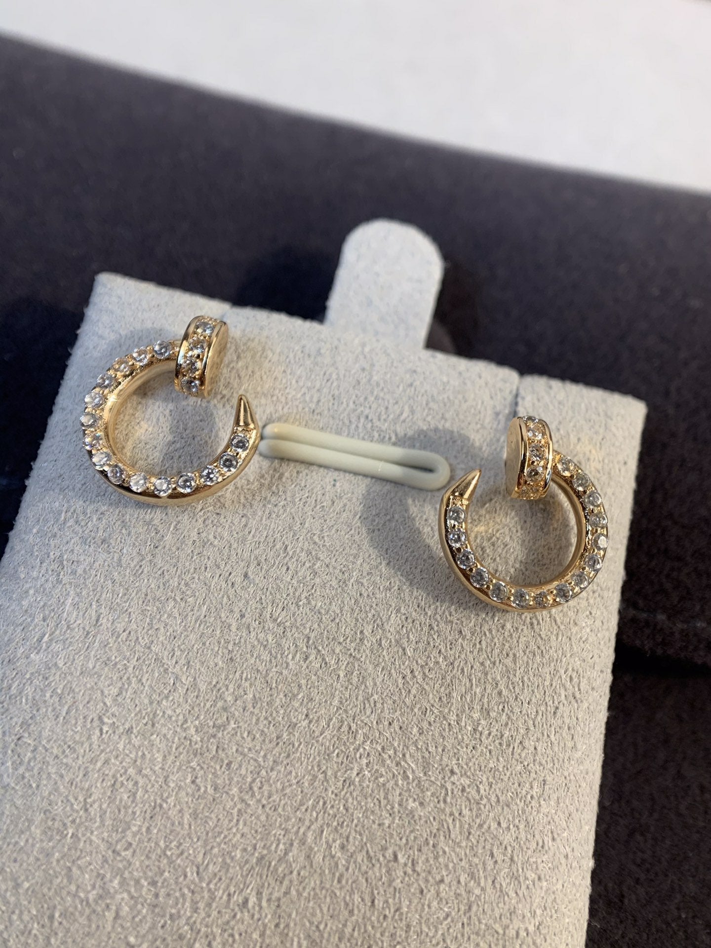 Mysitc JUSTE EARRINGS GOLD DIAMONDS