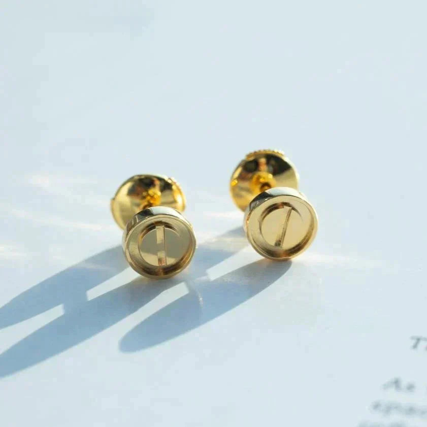 Mysitc LOVE EARRINGS GOLD 10MM
