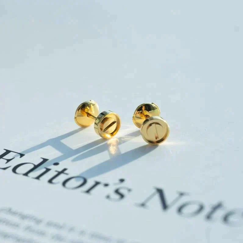 Mysitc LOVE EARRINGS GOLD 10MM