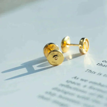 Mysitc LOVE EARRINGS GOLD 10MM