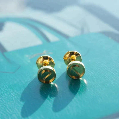 Mysitc LOVE EARRINGS GOLD 10MM