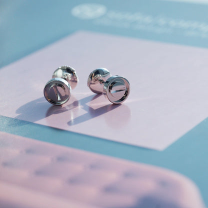 Mysitc LOVE EARRINGS SILVER 10MM