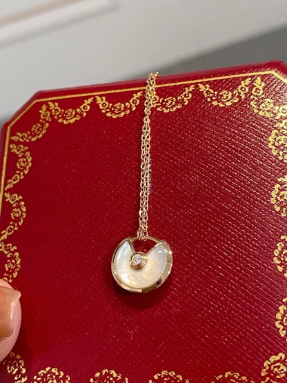 Mysitc AMULETTE ROSE GOLD MOP NECKLACE