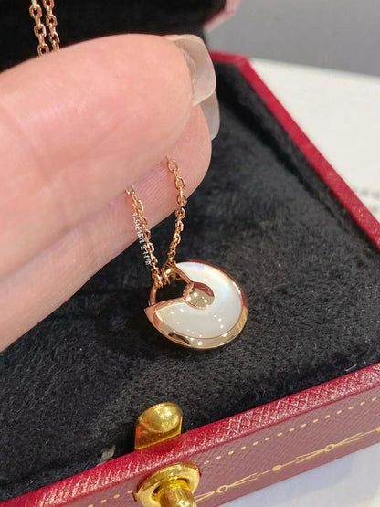 Mysitc AMULETTE ROSE GOLD MOP NECKLACE