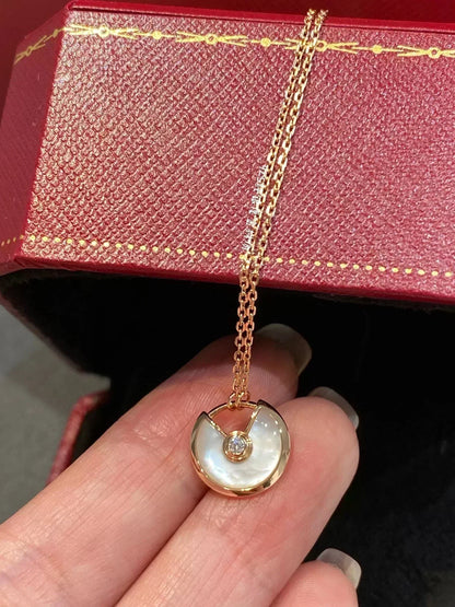 Mysitc AMULETTE ROSE GOLD MOP NECKLACE