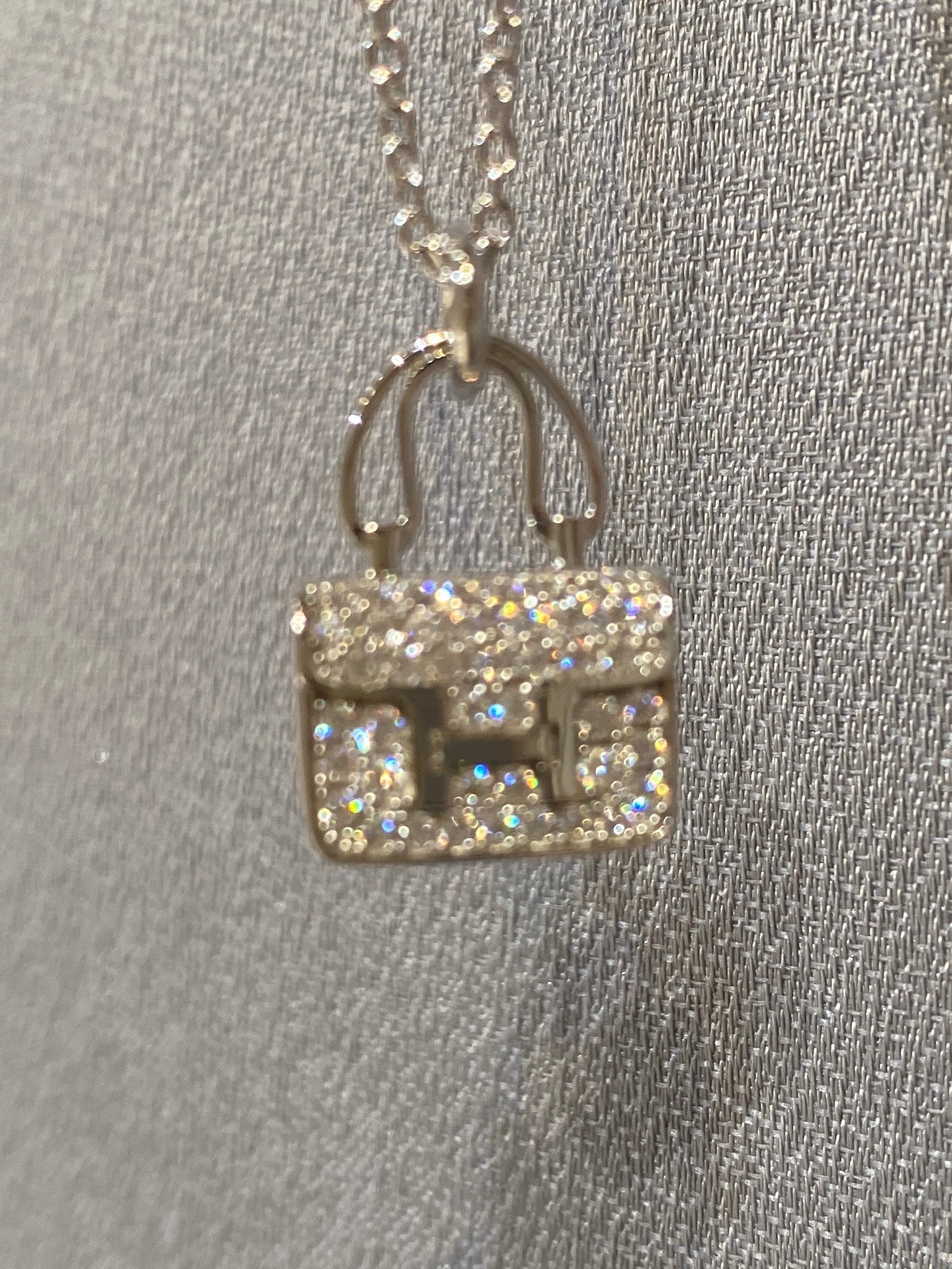 Mysitc CONSTANCE PEDANT DIAMOND NECKLACE
