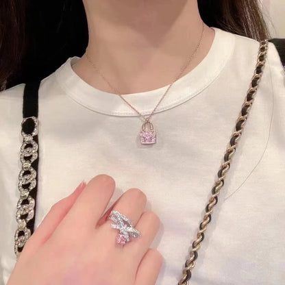 Mysitc CONSTANCE PEDANT PURPLE DIAMOND NECKLACE