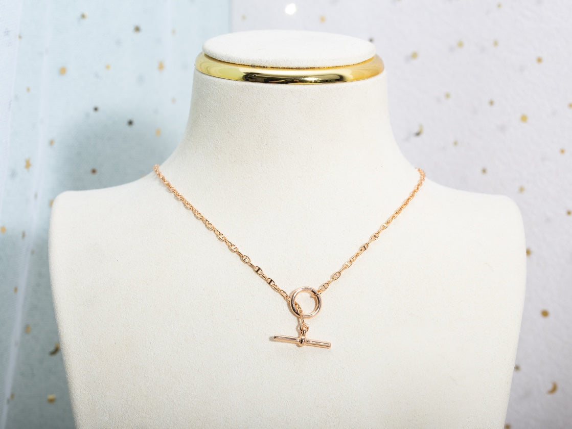 Mysitc ECHAPPEE NECKLACE PINK GOLD