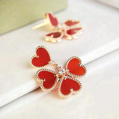 Mysitc SWEET CLOVER CARNELIAN EARRINGS