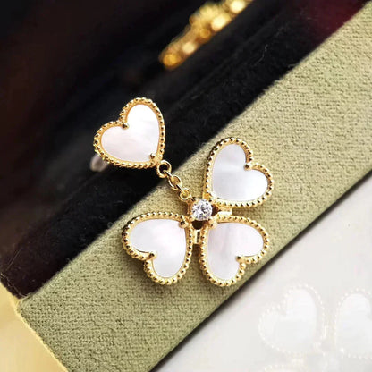 Mysitc CLOVER SWEET WHITE MOP EARRINGS
