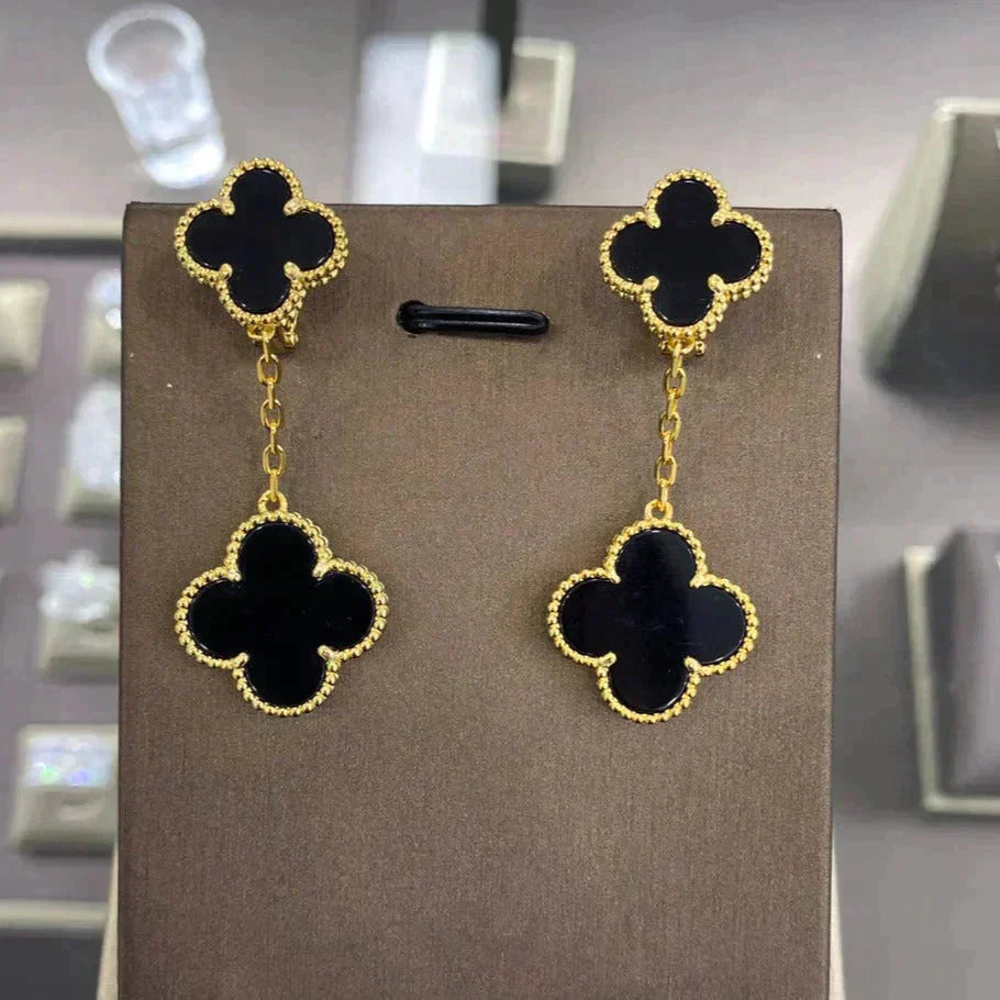 Mysitc CLOVER 2 MOTIFS  EARRINGS (MULTIPLE CHOICESC