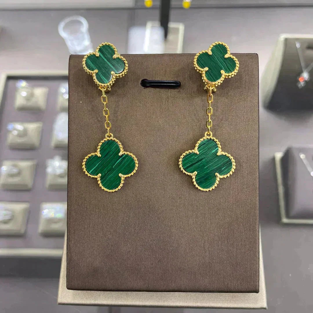 Mysitc CLOVER 2 MOTIFS  EARRINGS (MULTIPLE CHOICESC
