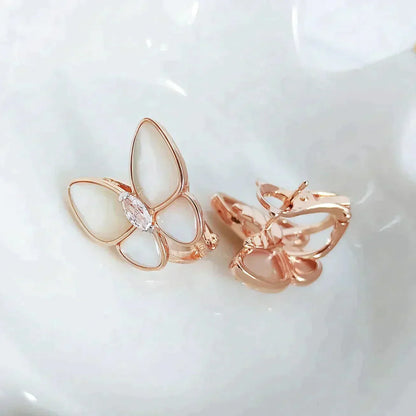 Mysitc BUTTERFLY MOP DIAMOND EARRINGS