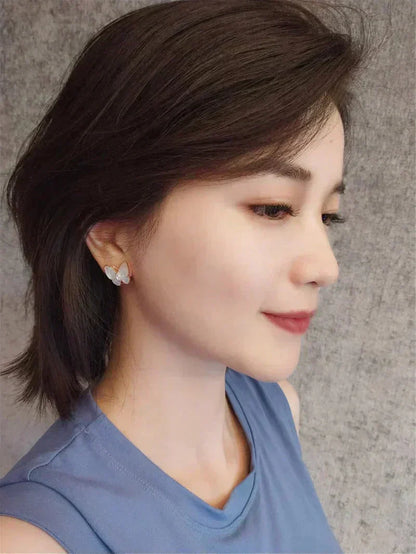 Mysitc BUTTERFLY MOP DIAMOND EARRINGS