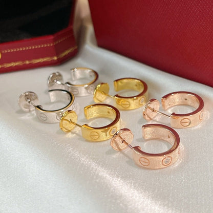 Mysitc LOVE EARRINGS 5.7MM 2 DIAMONDS