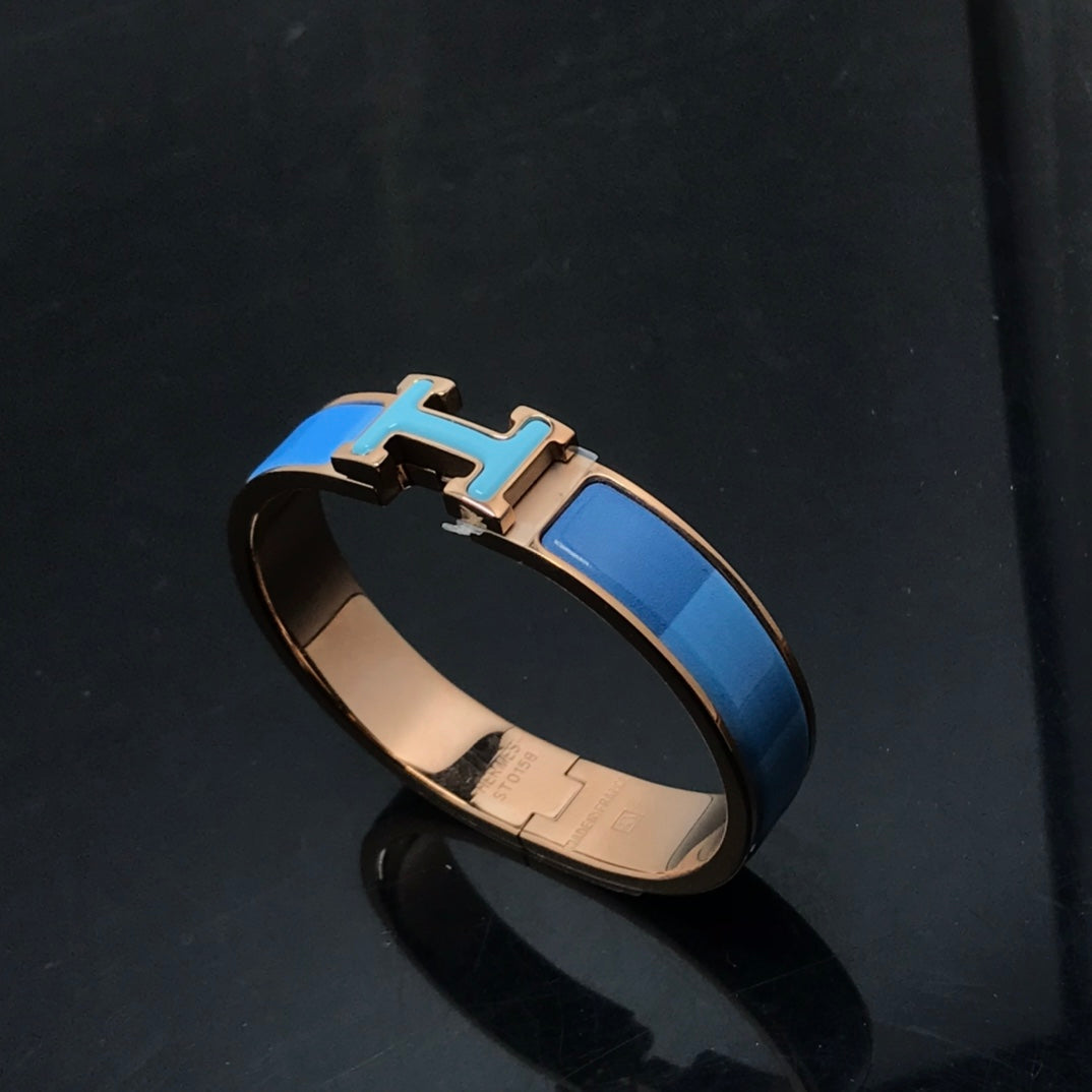 Mysitc H BRACELET BLUE RAINBOW CERAMIC